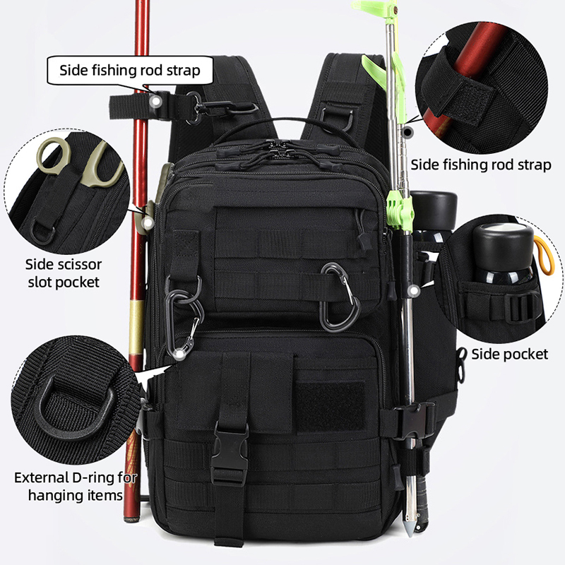 Mochila Táctica de Camping, Mo - Fishing Equipment Bag reseña y precio